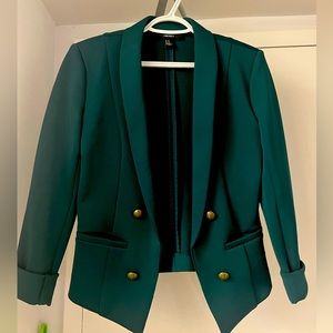 Forever 21 green blazer